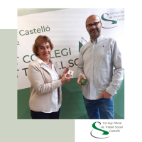 La treballadora social Susana Fernández rep el màxim distintiu del Treball Social per la seua trajectòria professional desenvolupada en 39 anys de col·legiació