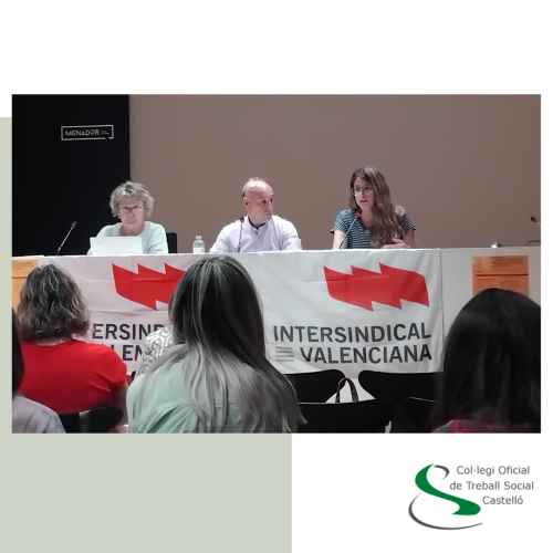 La vicepresidenta del COTS Castelló analitza la situació laboral de les treballadores socials en la I Jornada de Serveis Socials Inclusius