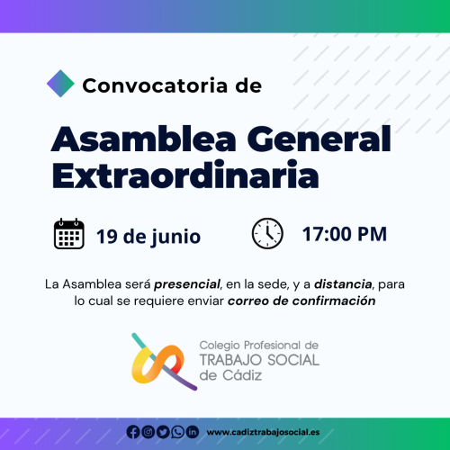 Convocatoria de Asamblea General Extraordinaria