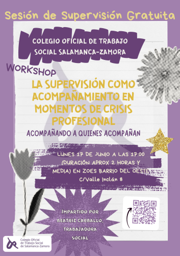 Nueva Sesión de Supervisión gratuita presencial “La Supervisión como acompañamiento en momentos de crisis profesional, acompañando a quienes acompañan”