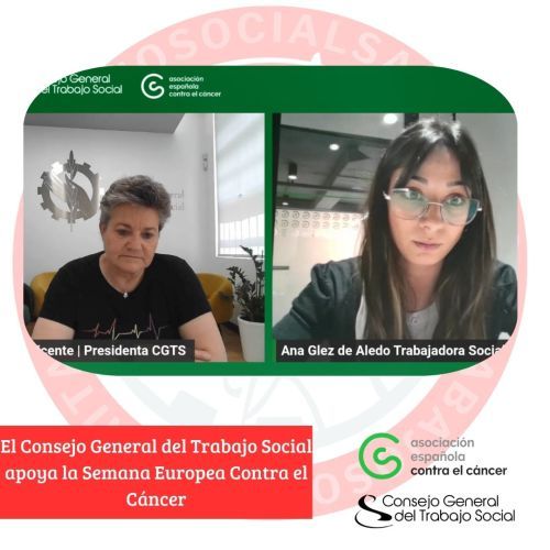 El Consejo General del Trabajo Social apoya la Semana Europea contra el Cáncer