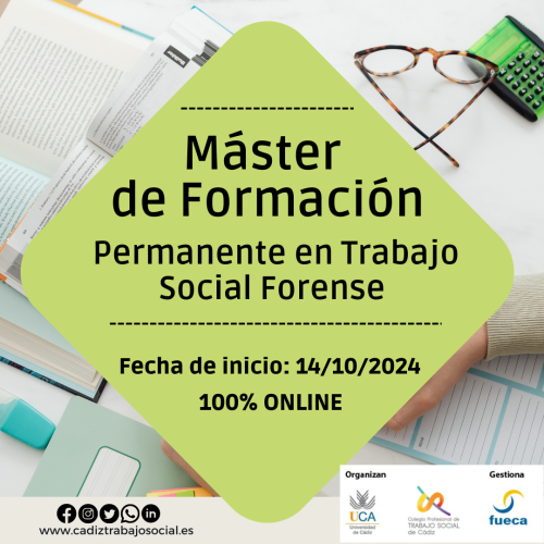 3ª Edición del Máster de Formación Permanente en Trabajo Social Forense