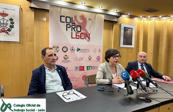 ColproLeón y los Colegios de Trabajo Social y Enfermería piden más recursos en León para Salud Mental