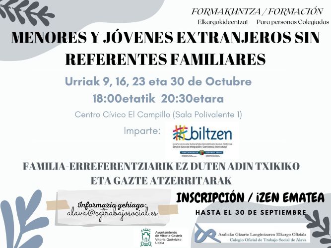 MENORES Y JÓVENES EXTRANJEROS SIN REFERENTES FAMILIARES