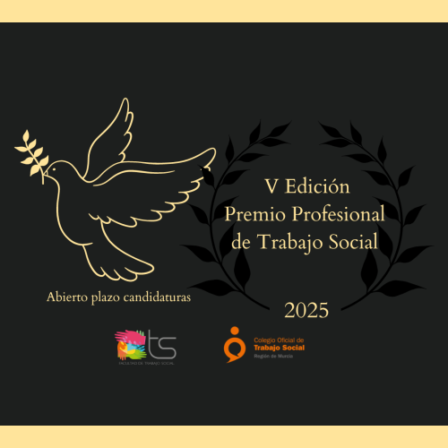 Abierto el plazo para la V Edición del Premio Profesional de Trabajo Social de la Región de Murcia