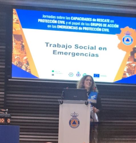 EL GISEEX PARTICIPA EN LAS JORNADAS SOBRE EL PAPEL DE LOS GRUPOS DE ACCIÓN EN LAS EMERGENCIAS.