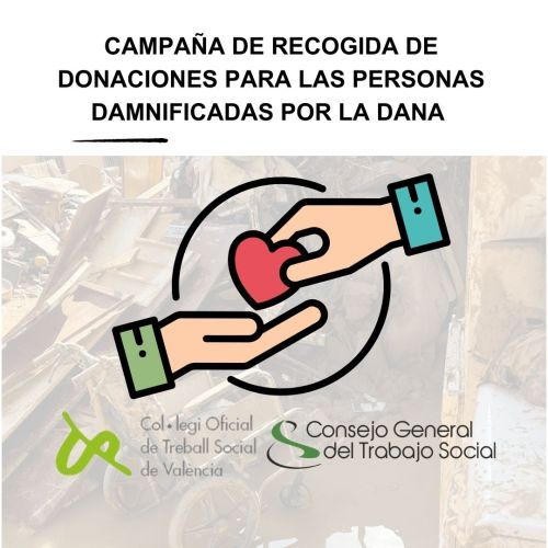 Campaña de donaciones para personas damnificadas por la DANA