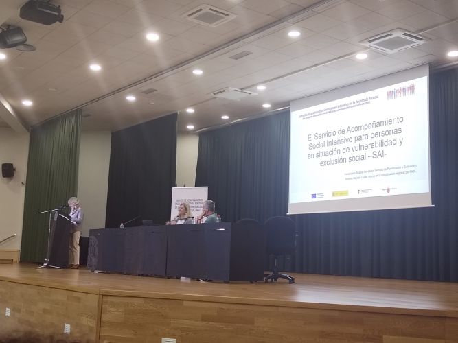 El Colegio asiste a la Jornada: El Acompañamiento Social Intensivo en la Región de Murcia (SAI)