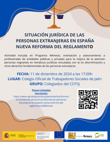NUEVO CURSO PRESENCIAL. SITUACIÓN JURÍDICA DE LAS PERSONAS EXTRANJERAS EN ESPAÑA