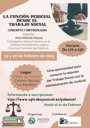 Formación "LA FUNCIÓN PERICIAL DESDE EL TRABAJO SOCIAL: Concepto y Metodología".