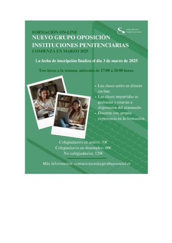 NUEVO grupo oposición - INSTITUCIONES PENITENCIARIAS