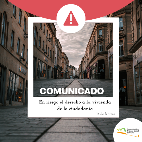 COMUNICADO | En riesgo el derecho a la vivienda de la ciudadanía