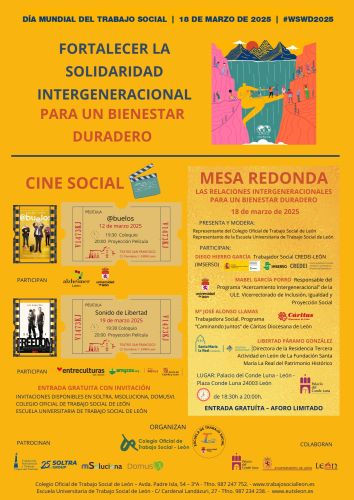 DÍA MUNDIAL DEL TRABAJO SOCIAL 2025 - FORTALECER LA SOLIDARIDAD INTERGENERACIONAL PARA UN BIENESTAR DURADERO