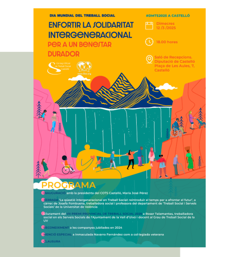 #DMTS2025: COTS Castelló aborda la necessitat de superar la bretxa intergeneracional en Treball Social per a afermar el futur de la professió en la celebració del seu Dia Mundial