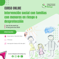 Curso "Intervención social con familias con menores en riesgo o desprotección". Edición 2025