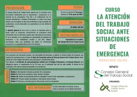 Curso La atención del Trabajo Social ante situaciones de emergencia (mayo2025)
