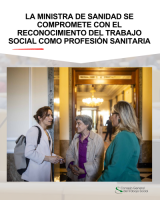 La ministra de Sanidad muestra el compromiso para el reconocimiento del trabajo social sanitario en el Senado