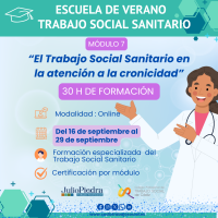 Curso online "El Trabajo Social sanitario en la atención la cronocidad". (Módulo 7)