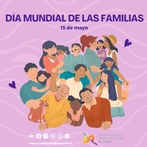 El Colegio Profesional de Trabajo Social de Cádiz destaca la necesidad de políticas orientadas a la familia para el desarrollo sostenible.