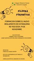 PILDORA INFORMATIVA SOBRE EL NUEVO REGLAMENTO DE EXTRANJERÍA
