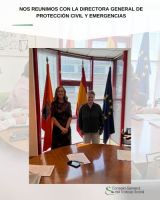 El Consejo General del Trabajo Social refuerza su colaboración con Protección Civil para integrar la intervención social en emergencias