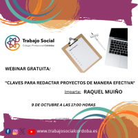 WEBINAR GRATUITA "CLAVES PARA REDACTAR PROYECTOS DE MANERA EFECTIVA"
